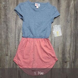 LuLaRoe Girls Mae Dress 2 NWT